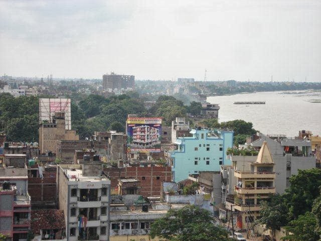 River Ganga from the top of golghar